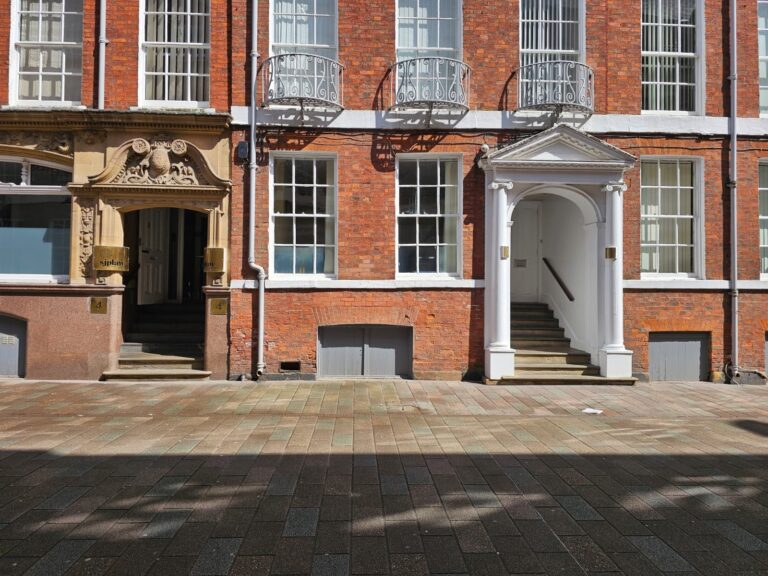 The entrance to Medical Accident Claimline's Hull office on Parliament Street